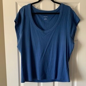 Pilcro Cobalt Blue Short Sleeve Tee